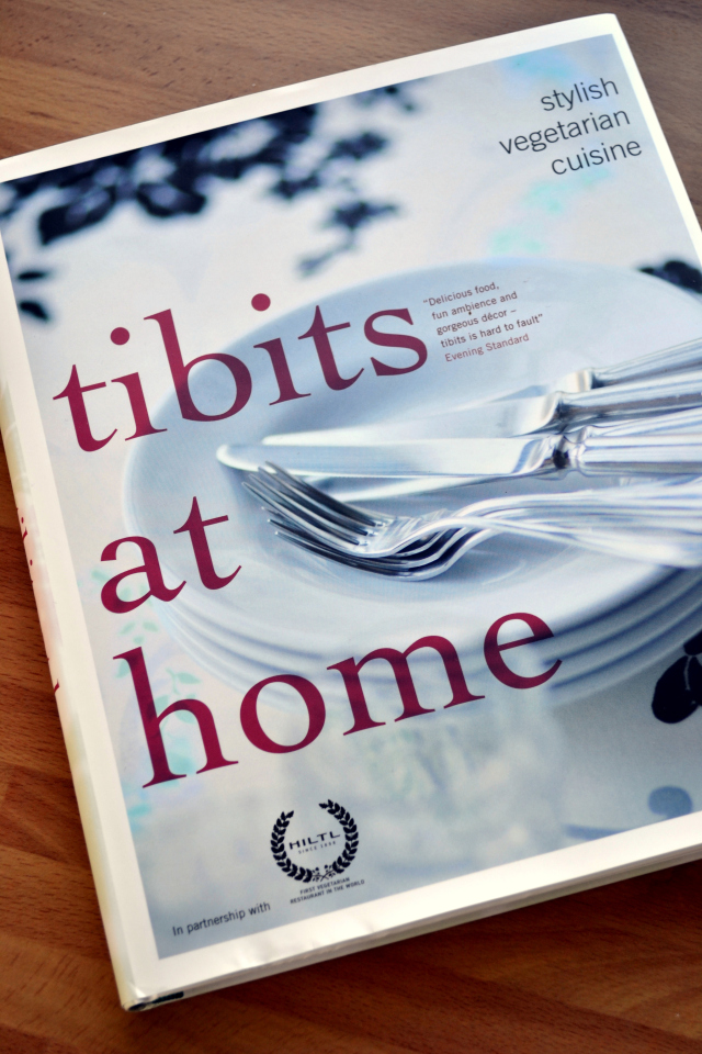 tibits at home, vegetarian cookbook 