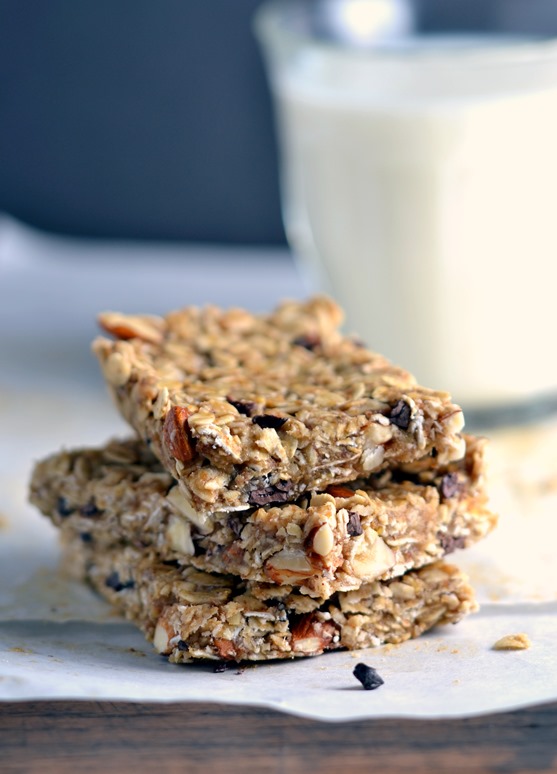 Sweet , Salty, and Soft Granola Bars from Sweet Eats for All by Allyson Kramer (Vegan, Gluten-free)